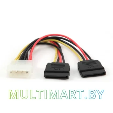 Кабель SATA Cablexpert CC-SATA-PSY 0.15 м